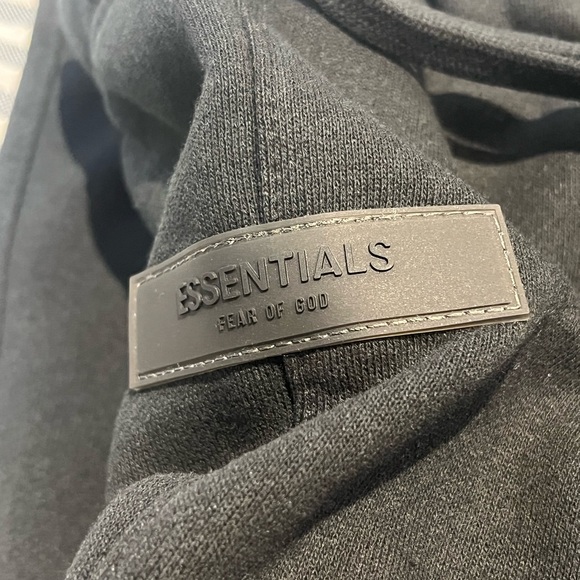 Essentials Fear of God Stretch Limo Black Hoodie and Sweatpants Set - Picture 9 of 16